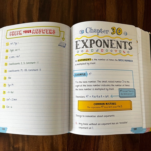 Math Study Guide Notebook - Picture 4 of 8